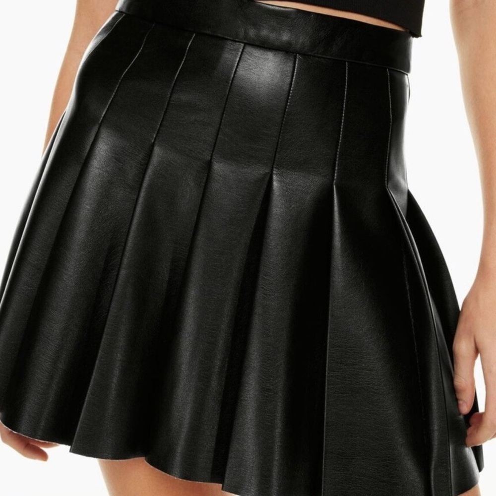sunday best pleated mini skirt
